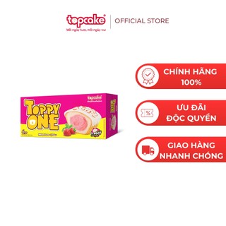 Bánh cupcake TOPPY ONE - Nhân kem dâu 180g