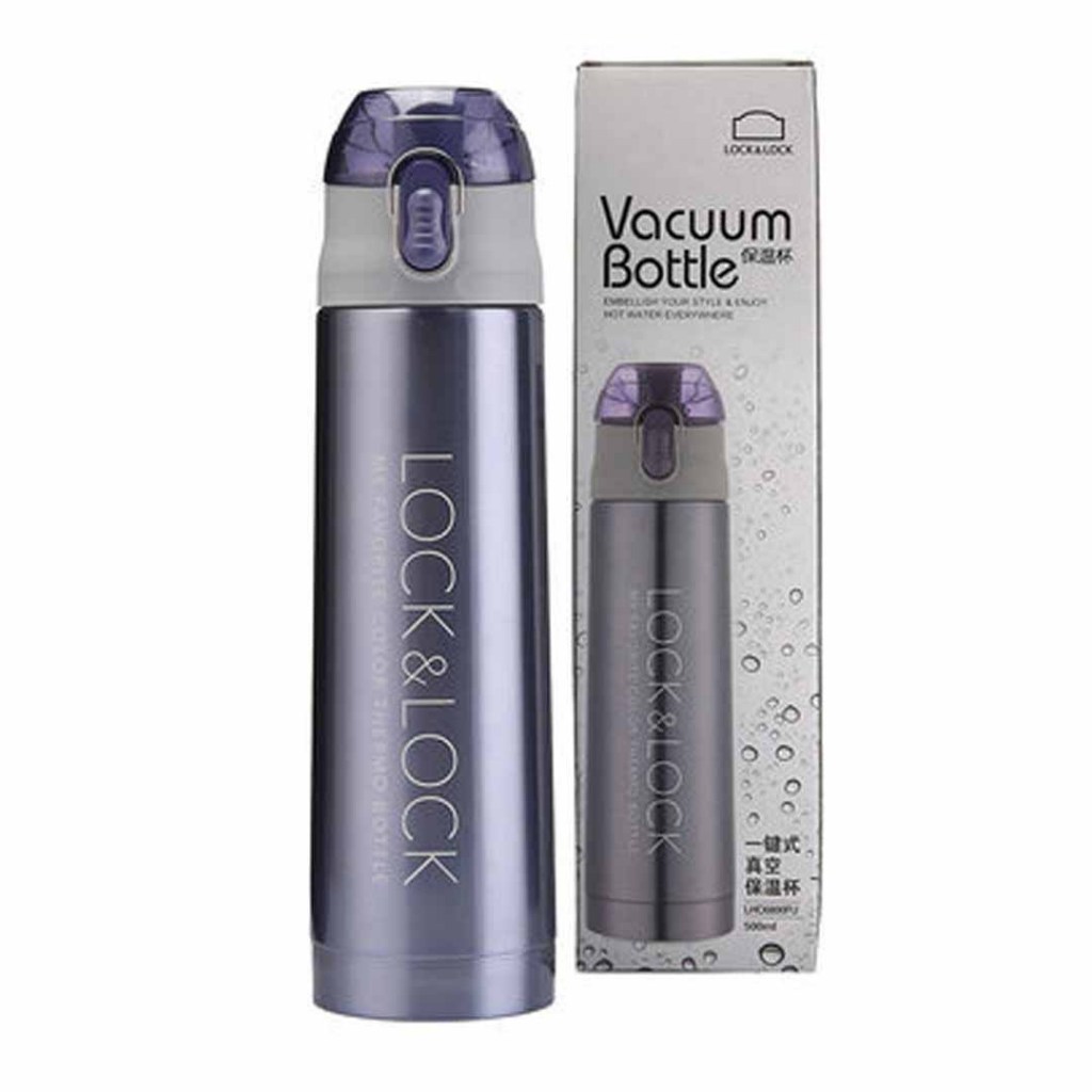 Bình giữ nhiệt LocknLock Vaccum Bottle 500ml LHC6800FU, Hàng Chính Hãng, thép không gỉ - JoyMall | BigBuy360 - bigbuy360.vn