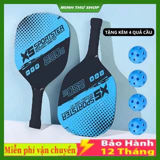 ( VỢT T700 PRO CARBON ) Bộ vợt pickleball siêu nhẹ, Vợt thể thao Pickleball kèm 4 quả cầu Bộ vợt thể thao ngoài trời