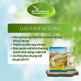 (MUA 10 TẶNG 1) Phân bón hữu cơ BIO SIÊU VÀO GẠO PLUS 250g vào gạo liên tục, chắc hạt | BIO VIỆT NAM