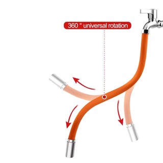 VÒI NỐI ỐNG NƯỚC,  Ống nối vòi nước xoay 720 độ tiện lợi, vòi nối dài vòi nước Lõi Đồng - MA:048VOINOIONG