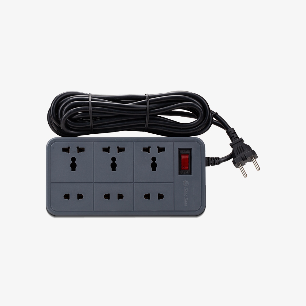 Ảnh Ổ cắm đa năng kéo dài nhiều ổ dây 2M và 5M Rạng Đông - Model: OC06.V2 6C/2M/10A 1