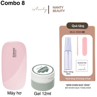 NANTY Bộ dụng cụ gắn nailbox chắc chắn gel máy hơ nước tháo gel gắn nailbox siêu bền Gel Máy Hơ