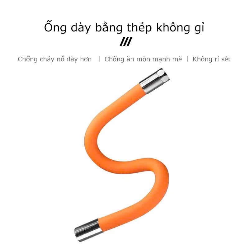 Ống nối vòi nước linh hoạt xoay 360 theo mọi hướng, nước chảy thành dòng, ỐNG NỐI DÀI - MÃ: ONG5446