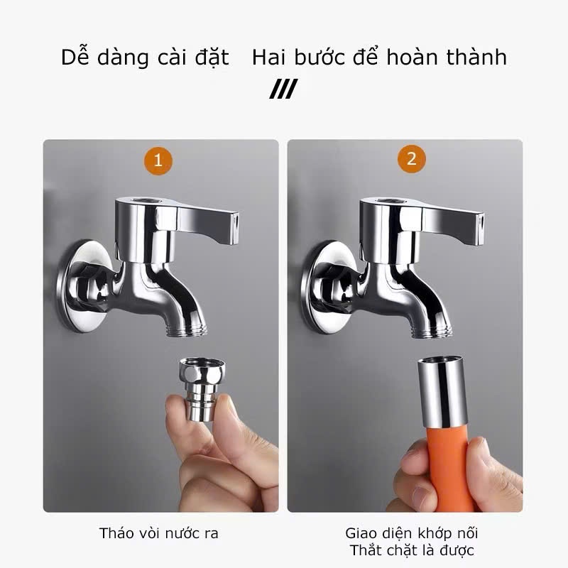 Ống nối vòi nước linh hoạt xoay 360 theo mọi hướng, nước chảy thành dòng, ỐNG NỐI DÀI - MÃ: ONG5446