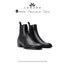 Giày da bò Chelsea Boots Classic Black LeMans CB04 nam mũi nhọn, gót tăng cao 5cm, bảo hành 24 tháng