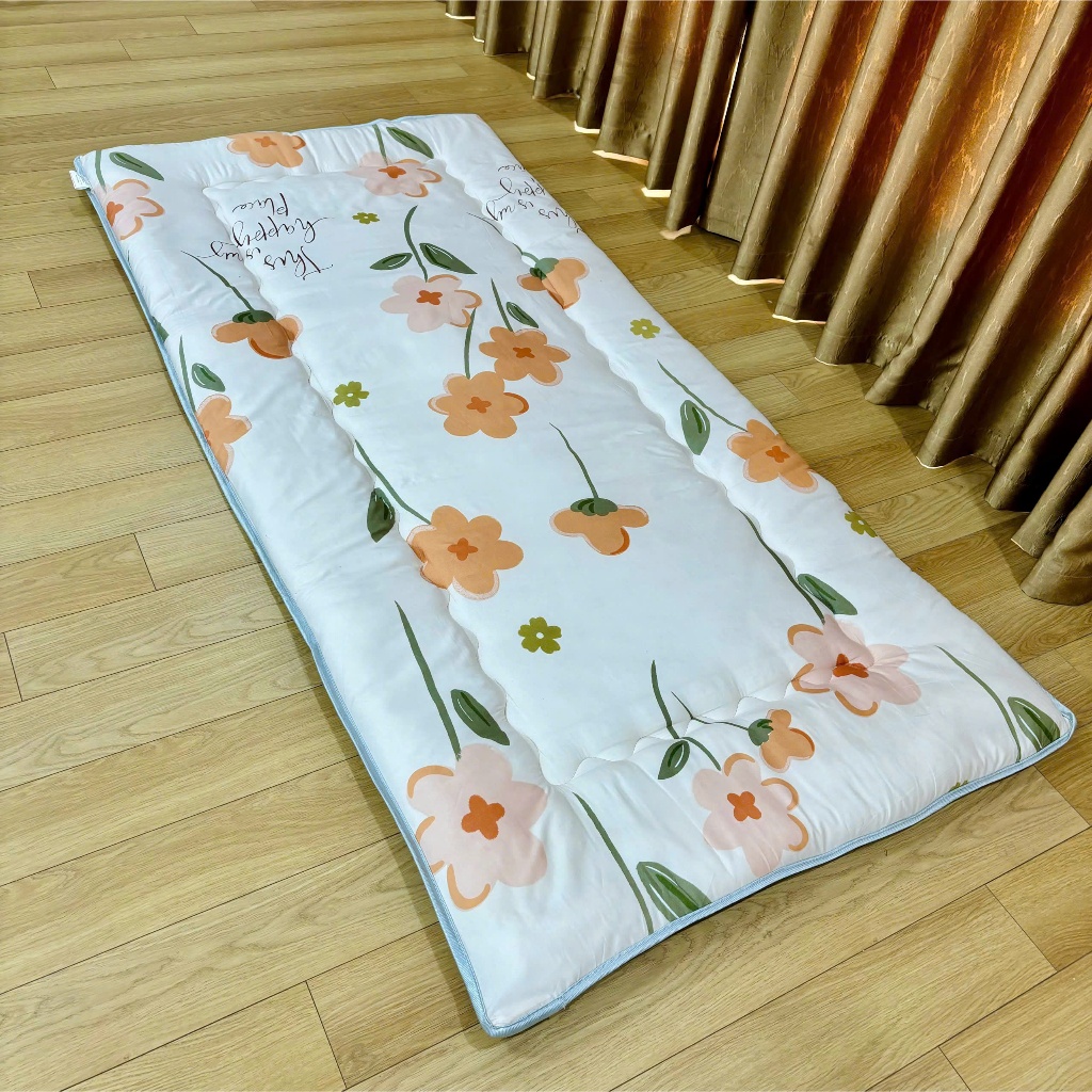 Nệm topper trải sàn êm ái M2T BEDDING kích thước 90x1m9 độ dày 3-4cm ...