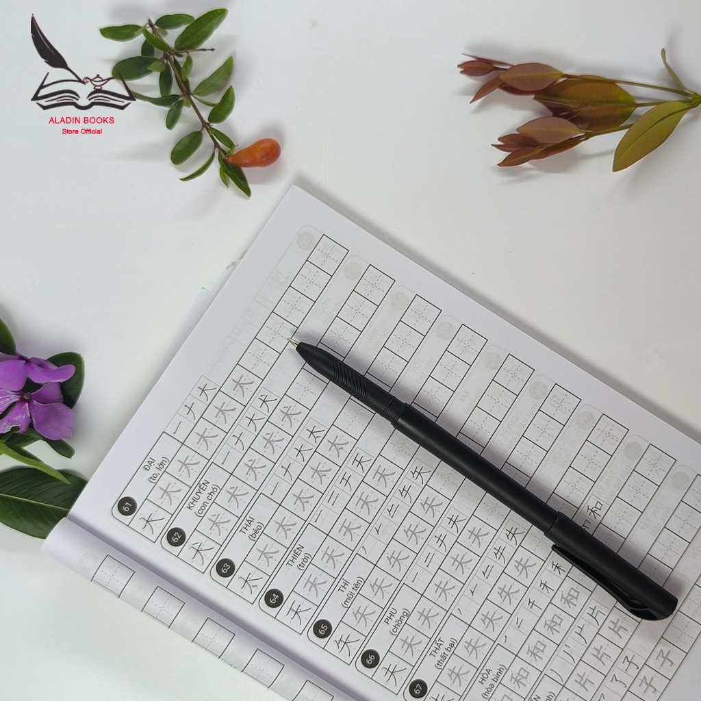 Sách- Luyện Viết Kanji -Tập 1-Hack não Kanji-Tiếng Nhật 21 Ngày
