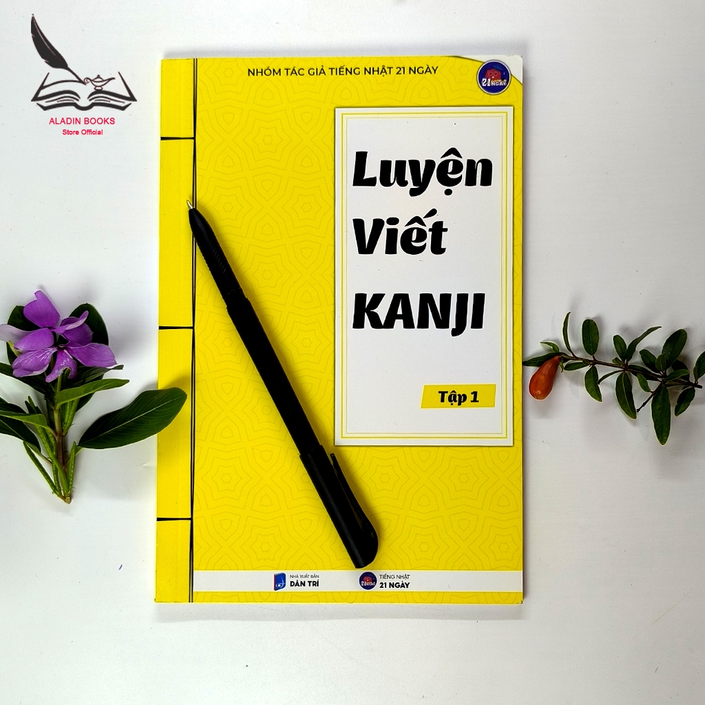 Sách- Luyện Viết Kanji -Tập 1-Hack não Kanji-Tiếng Nhật 21 Ngày