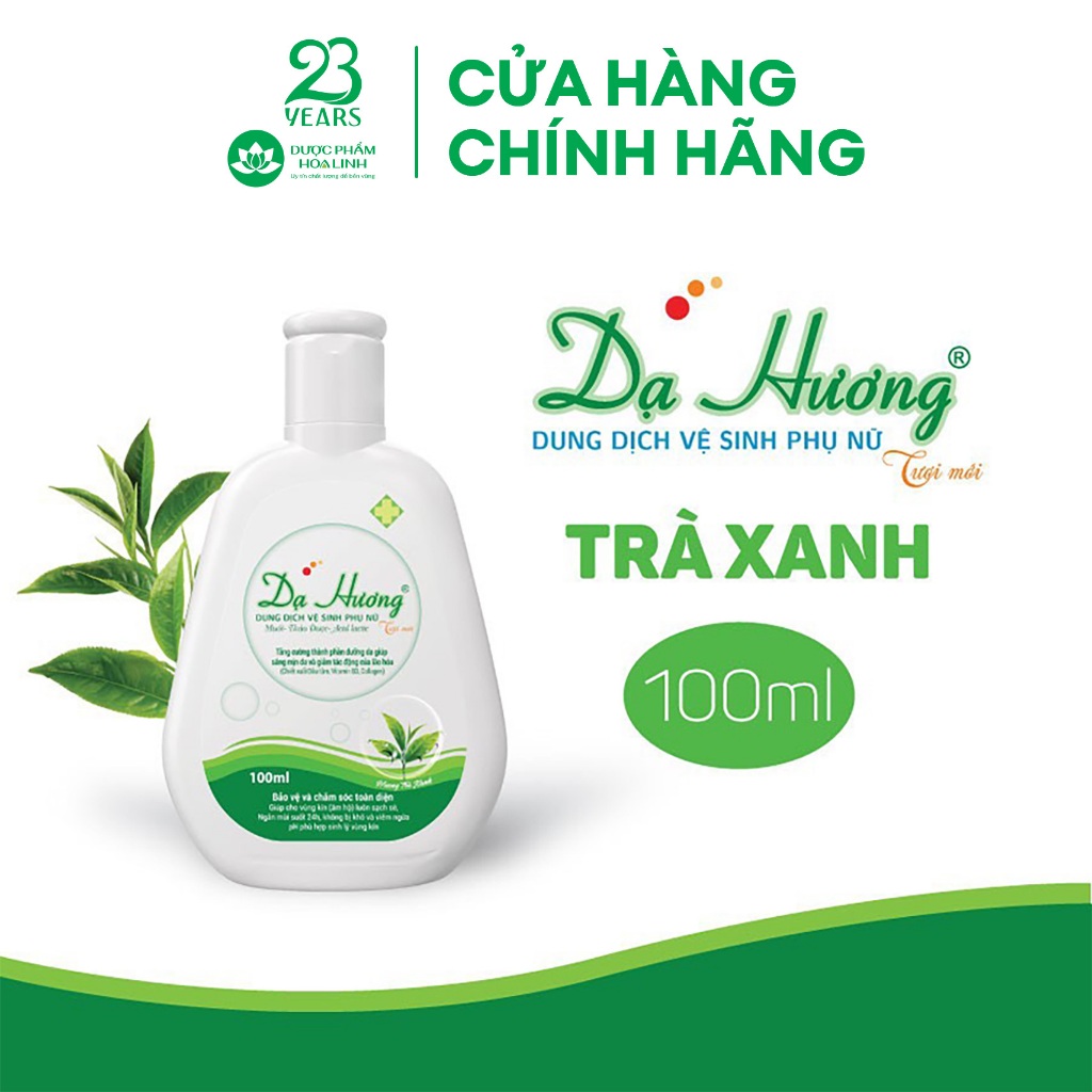 Dung dịch vệ sinh Dạ Hương Trà Xanh 100ml
