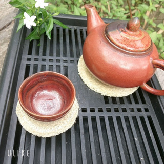 Lót Cốc Xơ Mướp Thiên Nhiên 100% Xơ Mướp Tự Nhiên Không Tẩy Trắng Cách Nhiệt Hoàn Hảo Cho Mặt Bàn Kính( Không viền)