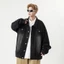 Áo khoác Ngoài Jean Nam nữ Dáng Rộng màu xanh đen RETRO Unisex FABUMAN chất bò không phai BIGSIZE
