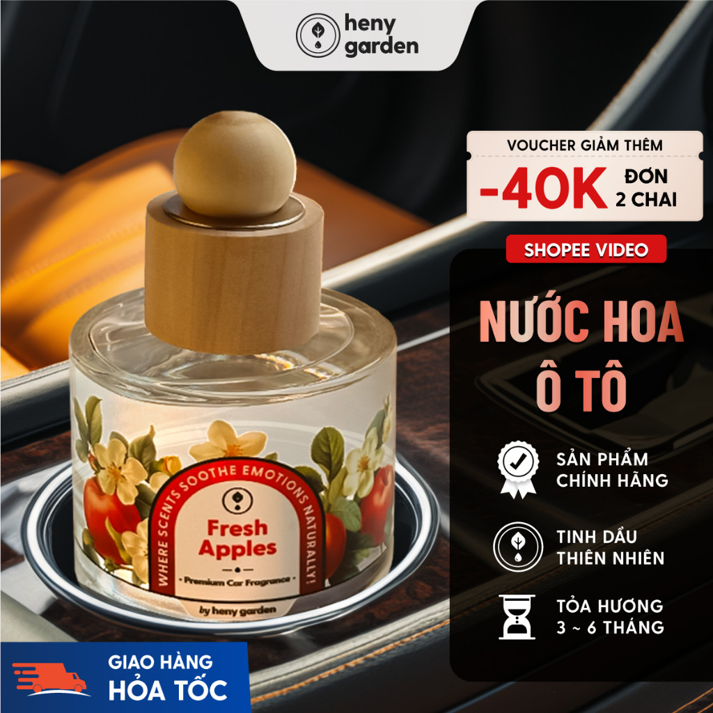 Nước Hoa Ô Tô HENY GARDEN Review: Giá 336K, Có Thực Sự Tốt Không?