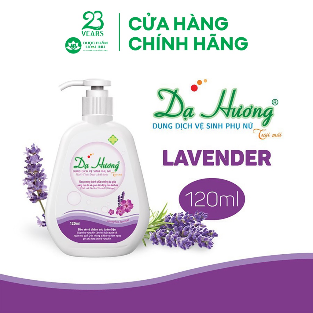 Dung dịch vệ sinh Dạ Hương Lavender 120ml