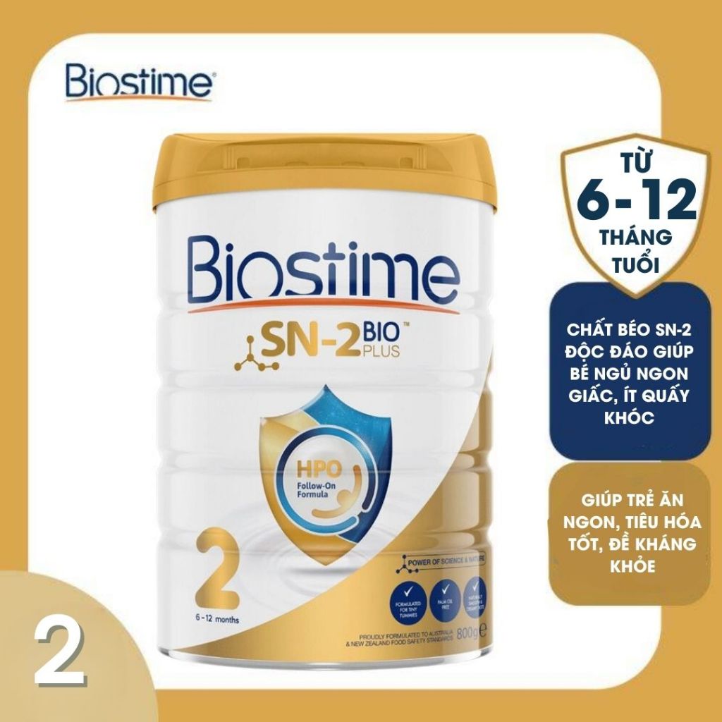 Ảnh Combo 2 Lon Sữa Bò Biostime HPO Bio Plus Tăng Cường Hấp Thu Cho Bé - Sữa Bò Giúp Cải Thiện Đường Tiêu Hóa Cho Bé 2