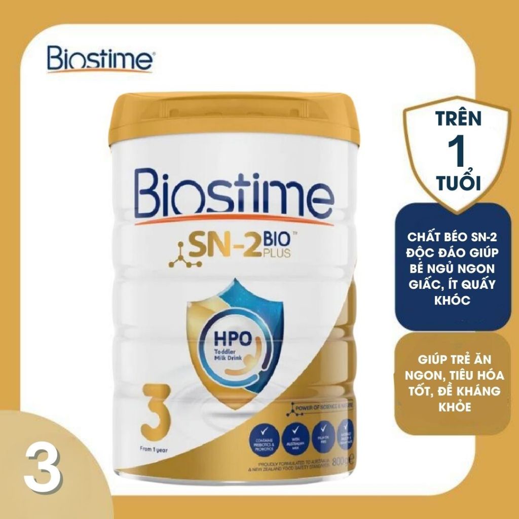 Ảnh Combo 2 Lon Sữa Bò Biostime HPO Bio Plus Tăng Cường Hấp Thu Cho Bé - Sữa Bò Giúp Cải Thiện Đường Tiêu Hóa Cho Bé 3