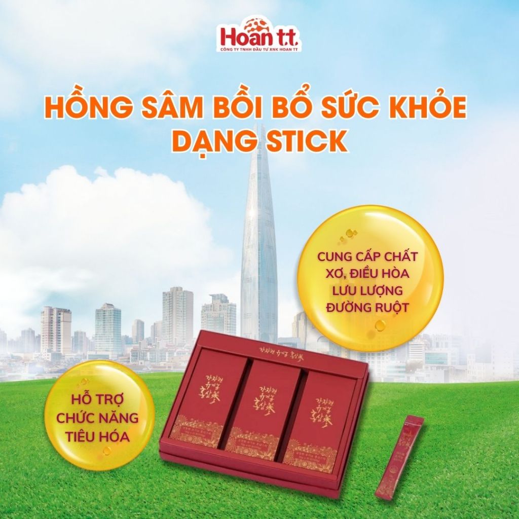 Ảnh Hồng Sâm Hữu Cơ Cải Thiện Sức Khỏe KJH Dạng Stick - Sâm Hàn Quốc  Dành Cho Người Trưởng Thành 2