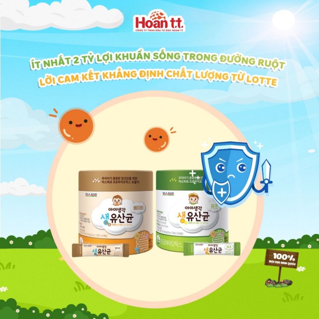 Ảnh Men Vi Sinh Hỗ Trợ Tiêu Hóa Cho Bé Lotte Sysy - Men Vi Sinh Hàn Quốc Bổ Sung Lợi Khuẩn - Men Cải Thiện Biếng Ăn Cho Trẻ 4