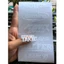 Tờ PROTI-DOMINO chữ trắng in UV nền trong suốt. Decal chống nước. Logo Sticker cao cấp