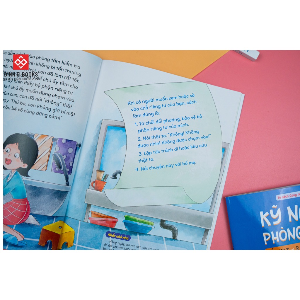 Ảnh Sách - Kỹ năng phòng tránh bắt nạt và bạo lực học đường - Đinh Tị Books 1