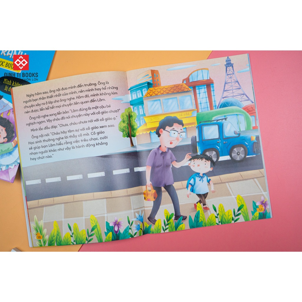 Ảnh Sách - Kỹ năng phòng tránh bắt nạt và bạo lực học đường - Đinh Tị Books 4