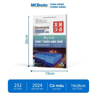 Sách - Trọn bộ Giáo Trình Phát triển Hán Ngữ Trung Cấp - Phân loại lẻ/combo