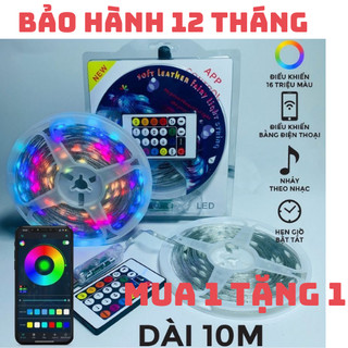 Đèn Fairy Light 16 triệu màu điều khiển từ xa, APP điện thoại, led đuổi, dây led nháy đuổi decor.