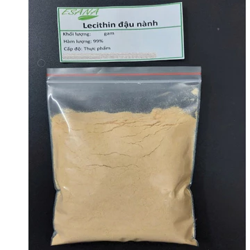 100g nguyên liệu bột Lecithin (phospholipid) đậu nành cấp thực phẩm lecithin bột đậu nành