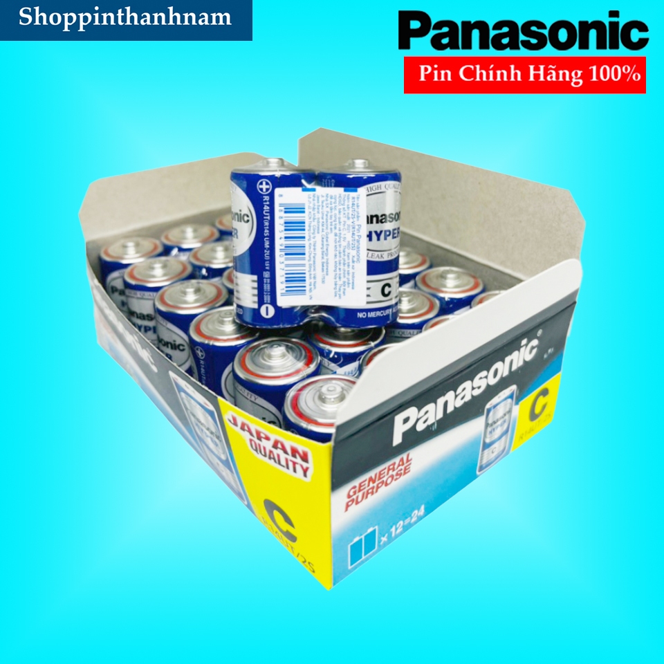 Hộp 12 Đôi Pin Trung Panasonic R14UT-2S Chính Hãng | Shopee Việt Nam
