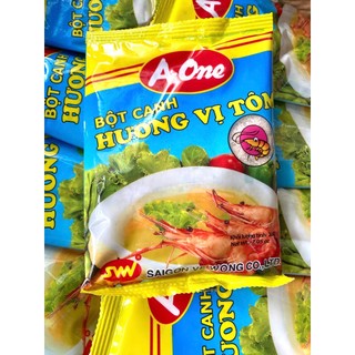 [2 gói/5gói ] - Bột canh hương vị tôm A-one - gói 200g