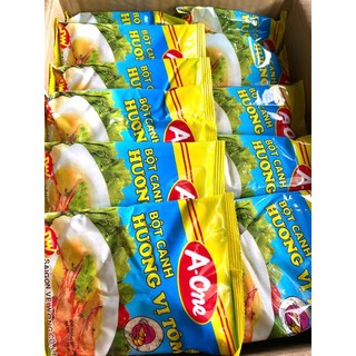 [2 gói/5gói ] - Bột canh hương vị tôm A-one - gói 200g