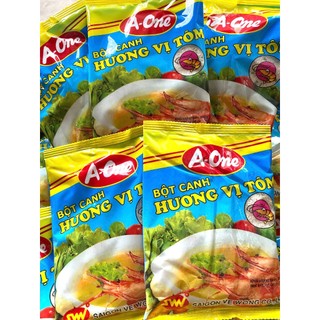 [2 gói/5gói ] - Bột canh hương vị tôm A-one - gói 200g