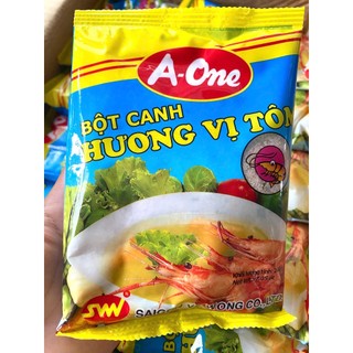 [2 gói/5gói ] - Bột canh hương vị tôm A-one - gói 200g
