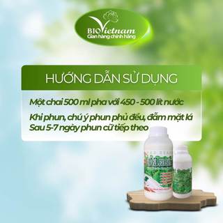 (MUA 5 TẶNG 2) GA3 BO SỮA Bio Việt Nam 500ml - Siêu đánh thức chè đông tăng sản lượng, kích thích sinh trưởng, bật mầm