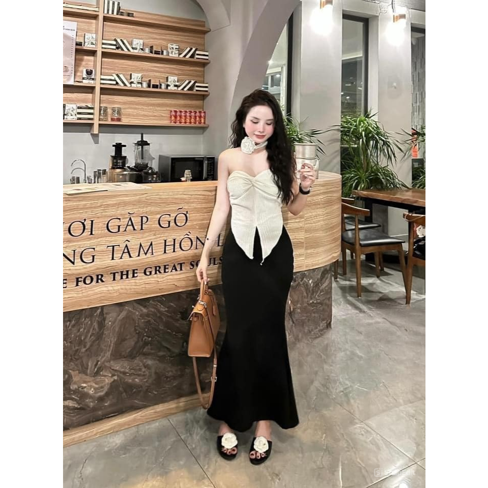Chân váy nữ đuôi cá chất liệu cotton mềm mịn cao cấp Jumito, váy nữ phong cách Hàn Quốc mặc tôn dáng HCOM2757