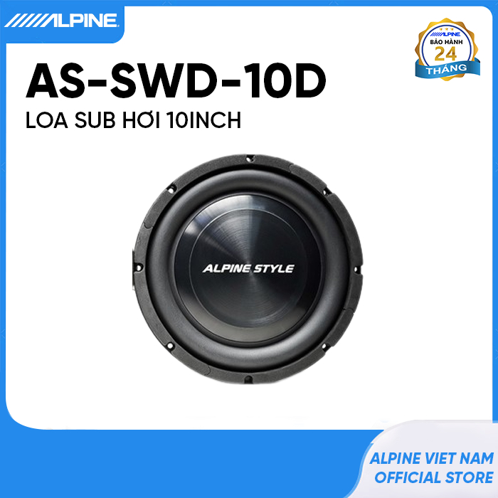 LOA SUB HƠI MỎNG ALPINE AS-SWD-10D (10INCH) HÀNG CHÍNH HÃNG ALPINE NHẬT ...