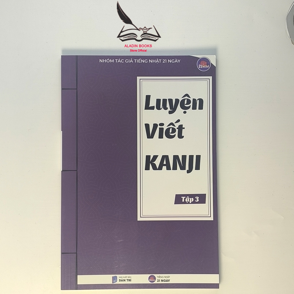 Sách- Luyện Viết Kanji Tập 3- Hack Não Kanji- Tiếng Nhật 21 Ngày