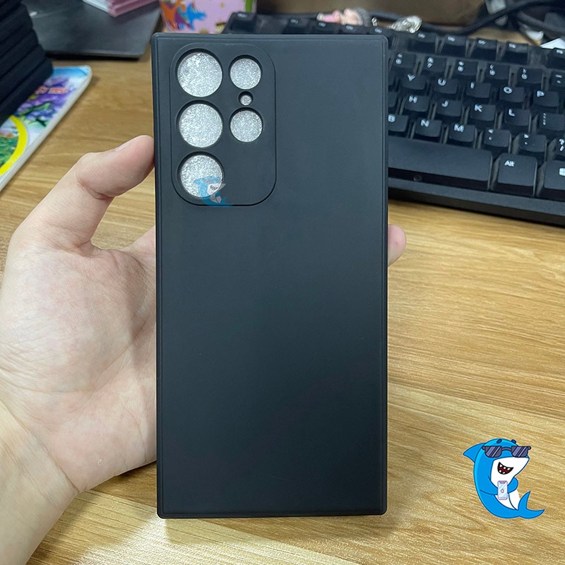 Ốp lưng Samsung S22 Plus / Ultra cạnh vuông bảo vệ cam nhựa dẻo I Vỏ bao lưng điện thoại ss