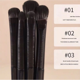 Bộ Cộ Mắt 6PCS Trang Điểm Bàn Chải Thiết Lập Chuyên Nghiệp Mềm Đường Cong Eyeshadow