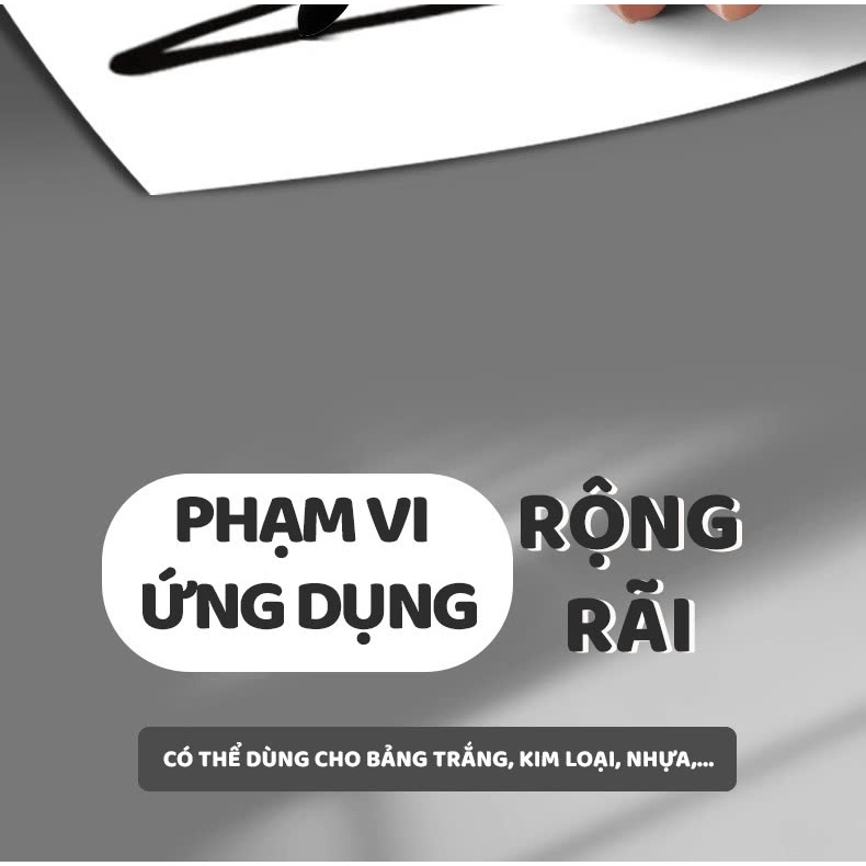 Bút Lông Viết Bảng Trắng Xóa Được Bút Dạ Viết Bảng Đầu Bút Viết Êm Trơn Màu Xanh Và Đen
