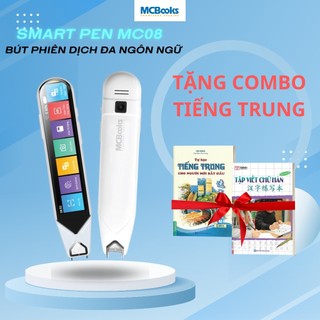 Bút ngoại ngữ - Smart Pen MC08 - Bút phiên dịch thông minh đa ngôn ngữ - tặng combo sách ngoại ngữ tùy chọn
