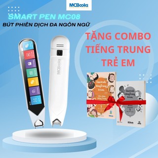 Bút ngoại ngữ - Smart Pen MC08 - Bút phiên dịch thông minh đa ngôn ngữ - tặng combo sách ngoại ngữ tùy chọn