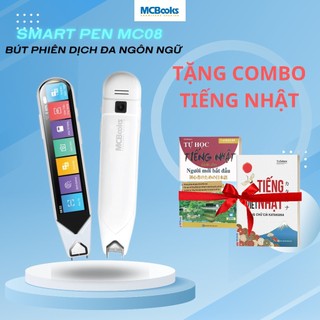 Bút ngoại ngữ - Smart Pen MC08 - Bút phiên dịch thông minh đa ngôn ngữ - tặng combo sách ngoại ngữ tùy chọn