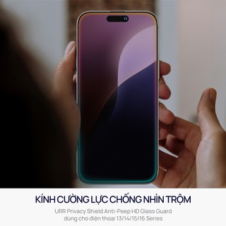 Kính Cường Lực Chống Nhìn Trộm URR cho iPhone 17 Pro Max Full Màn