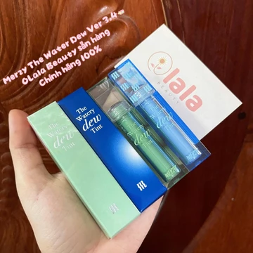 [Thanh lý - Chính hãng] Son Tint Bóng Bền Màu, Lâu Trôi Cho Đôi Môi Căng Mọng, Ẩm Mịn Merzy The Watery Dew Tint 4g