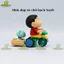 Set 6 Hộp Mù Crayon Shin Chan Cậu Bé Bút Chì MÔ HÌNH TRƯNG BÀY Shin Ủn Mông BlindBox - BỐ KHỦNG LONG