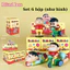 Set 6 Hộp Mù Crayon Shin Chan Cậu Bé Bút Chì MÔ HÌNH TRƯNG BÀY Shin Ủn Mông BlindBox - BỐ KHỦNG LONG