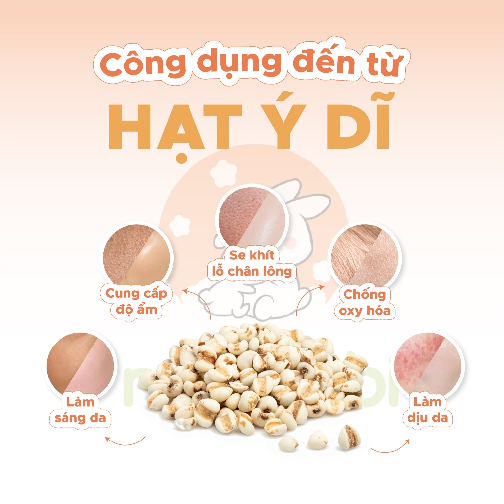 [GIFT] Kem chống nắng Hatomugi nâng tông & dưỡng ẩm da 70g (Xanh Bạc Hà)