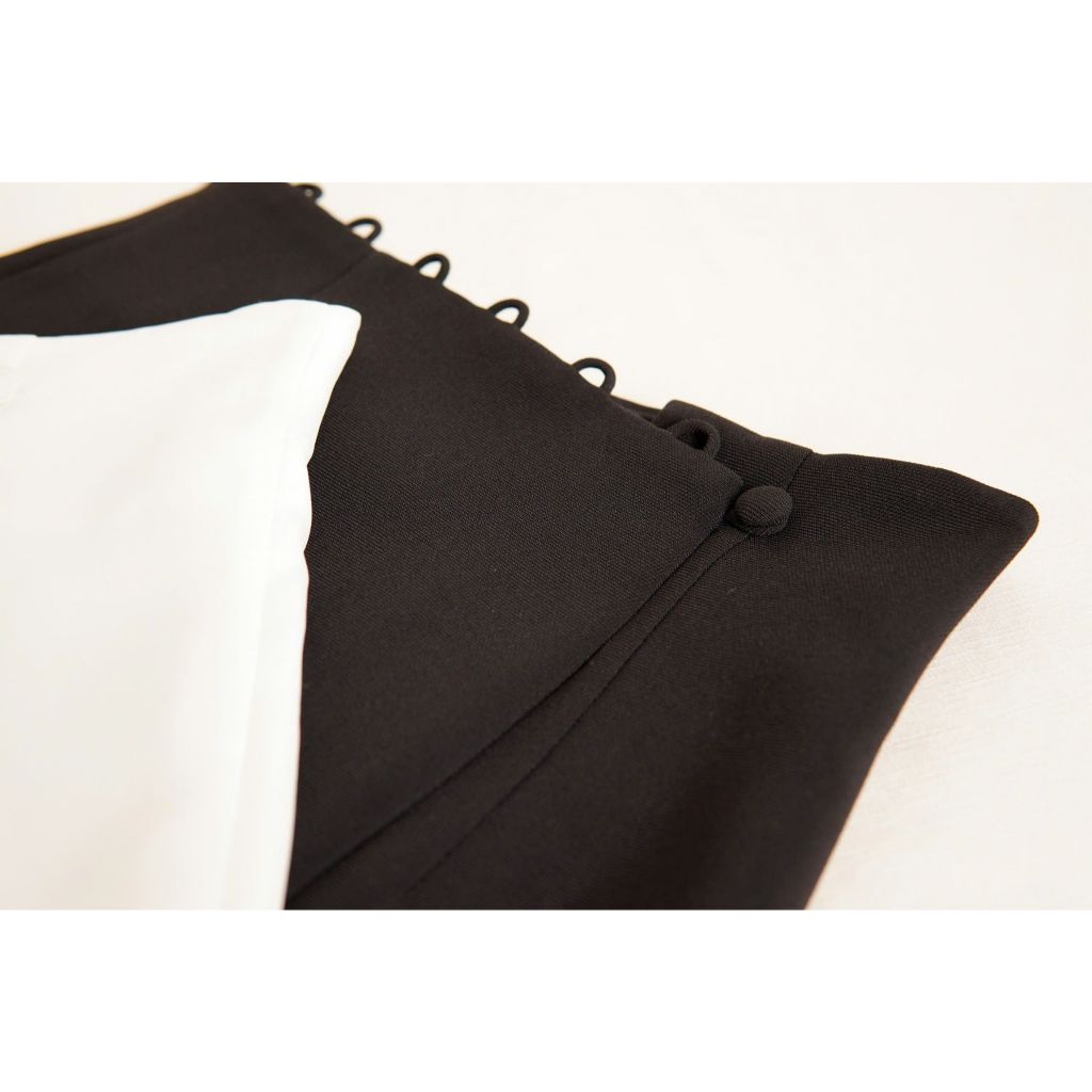 Vella Fashion chân váy nữ xẻ tà trước phần eo cách điệu, chân váy công sở nữ VV22011