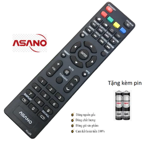 Remote điều khiển tivi asano loại ngắn hàng tốt dòng smart